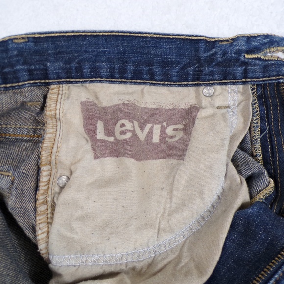 Levis 527 Boot Cut 16 Regular 28X28 Distressed Blue Wash Women's Jeans - Picture 9 of 11